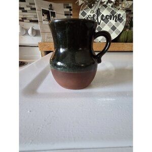 Vintage Senor Pico Studio‎ Pottery Black & Brown Coffee Mug Cup  1966 Japan